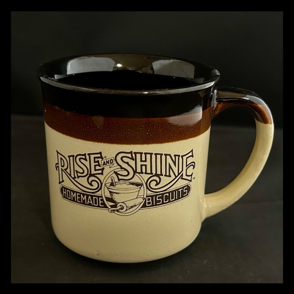 Vintage 1984 Hardees Rise And Shine Homemade Biscuit Coffee Mug